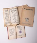 Konvolut von 4 jüdischen Büchern