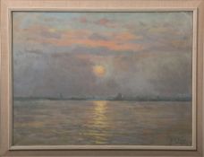 Jacobs, Gerard (1865 - 1958), Küste bei Sonnenuntergang