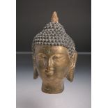 Unbekannter Künstler, "Buddha Kopf"