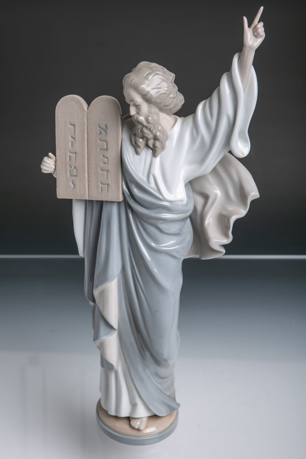 Figur von Moses m. den Gesetzestafeln (Lladro, Spanien)