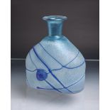 Vase "Galaxy Blue" von Bertil Vallien (Kosta Boda, 20. Jh., Schweden)