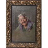 Unbekannter Künstler (wohl 19. Jh.), Portrait einer alten Frau