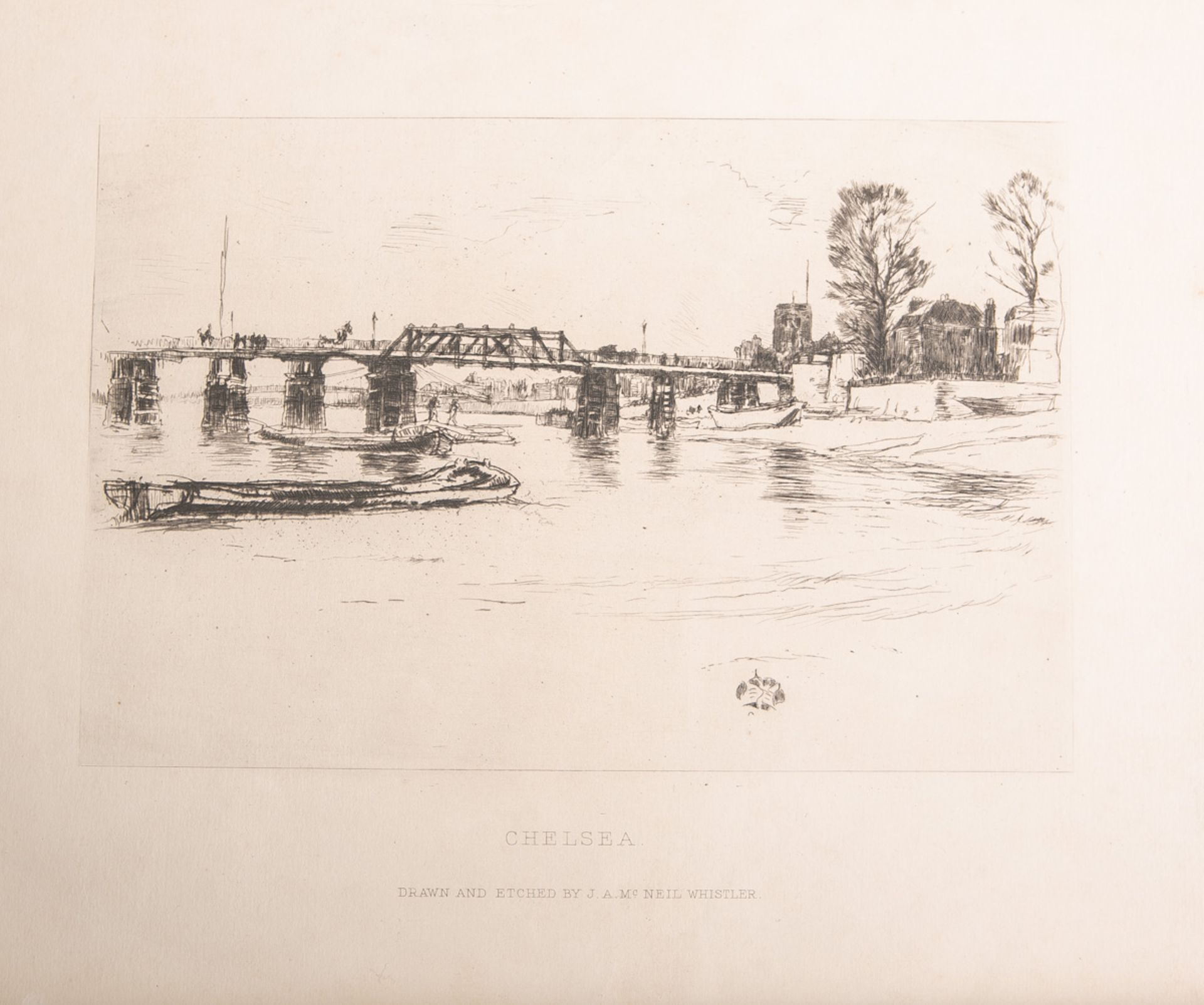 Whistler, James Abbot McNeill (1834 - 1903), "Chelsea" / "Fulham"(?), 1878-79