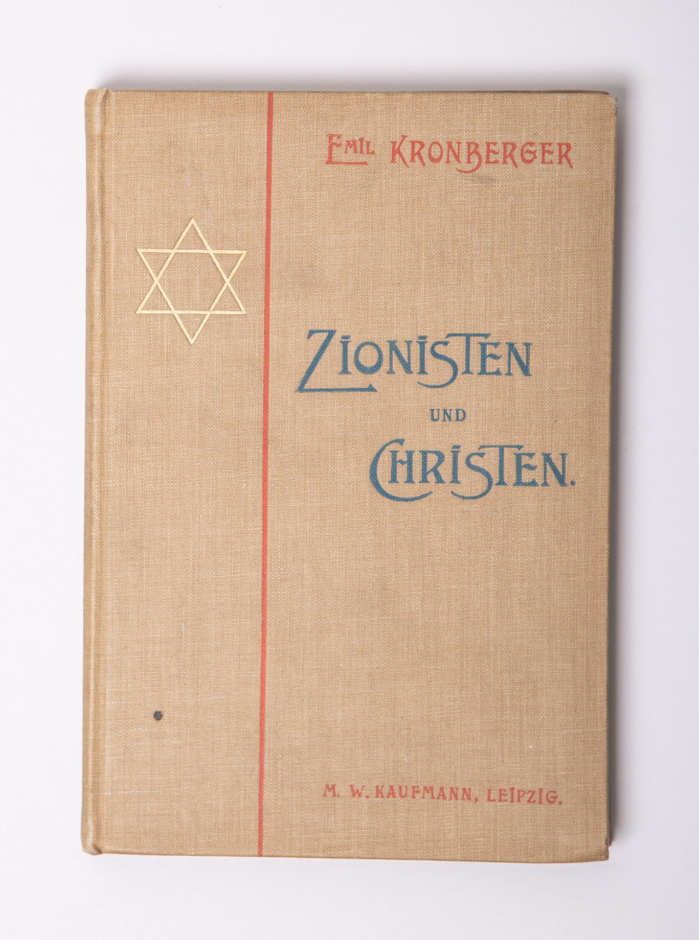 Kronberger, Emil, "Zionisten und Christen. Ein Beitrag zur Erkenntnis des Zionismus" - Bild 2 aus 2