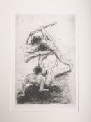 Redon, Odilon (1840 - 1916), "Cain et Abel" (1886)