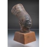 Keramikkopf (wohl Kongo, Mangbetu, wohl um 1900)