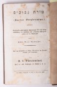 Rabbi Maimonides, Moses, "Doctor Perplexorum, oder: Theologisch-philosophische Erörtungen