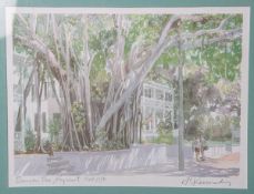 Kennedy, Robert E. (20. Jh.), "Banyan Tree, Key West"