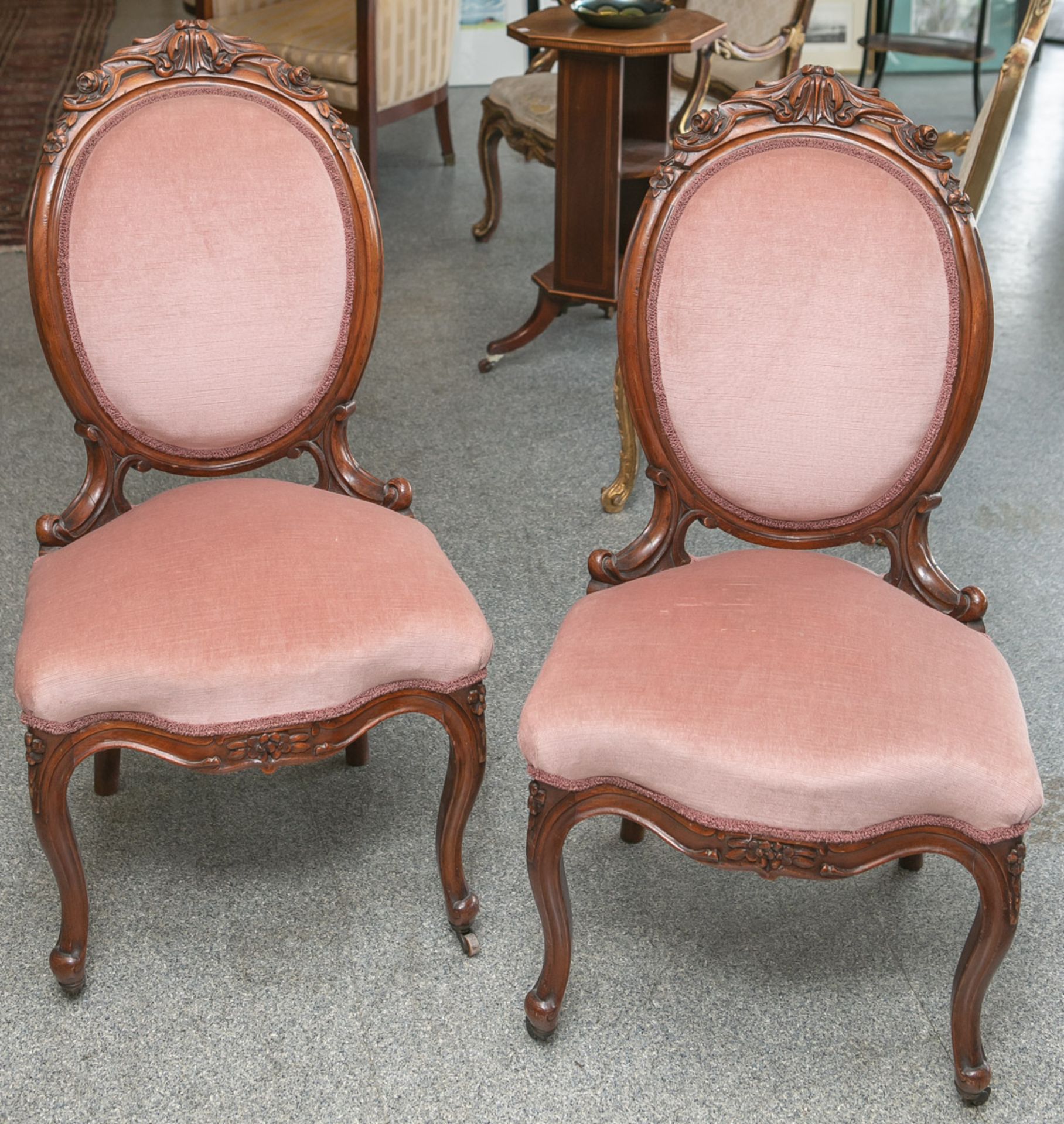 2 Stühle (Louis Philippe, um 1860/70)