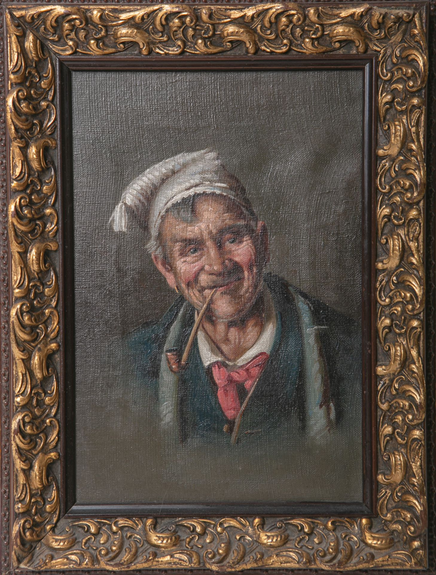 Unbekannter Künstler (wohl 19. Jh.), Portrait eines alten Mannes