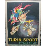 Orig. Plakat "Turin-Sport", MICH (Michel Liebeaux, 1881 - 1923)
