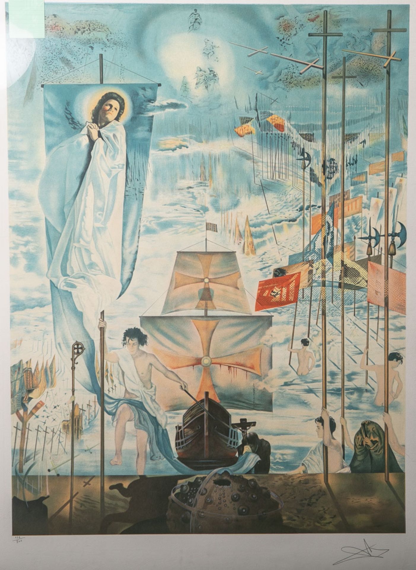 Dalí, Salvador (1904 - 1989), "The Discovery of America by Christopher Columbus"