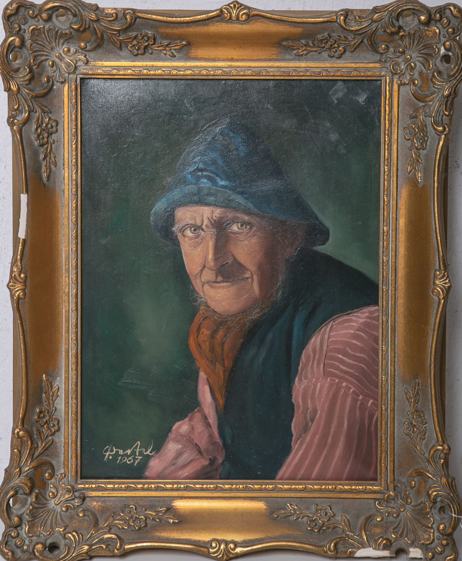 Unbekannter Künstler (wohl 20. Jh.), Portrait eines (wohl Fischers)