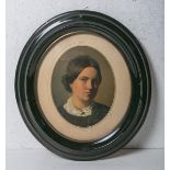 Lindenschmidt, Wilhelm (1806 - 1848), Ovales Portrait seiner Ehefrau