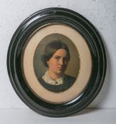 Lindenschmidt, Wilhelm (1806 - 1848), Ovales Portrait seiner Ehefrau