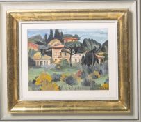 Krause-Oehme, Ursula (geb. 1932), "Florentinische Villa, 1992"