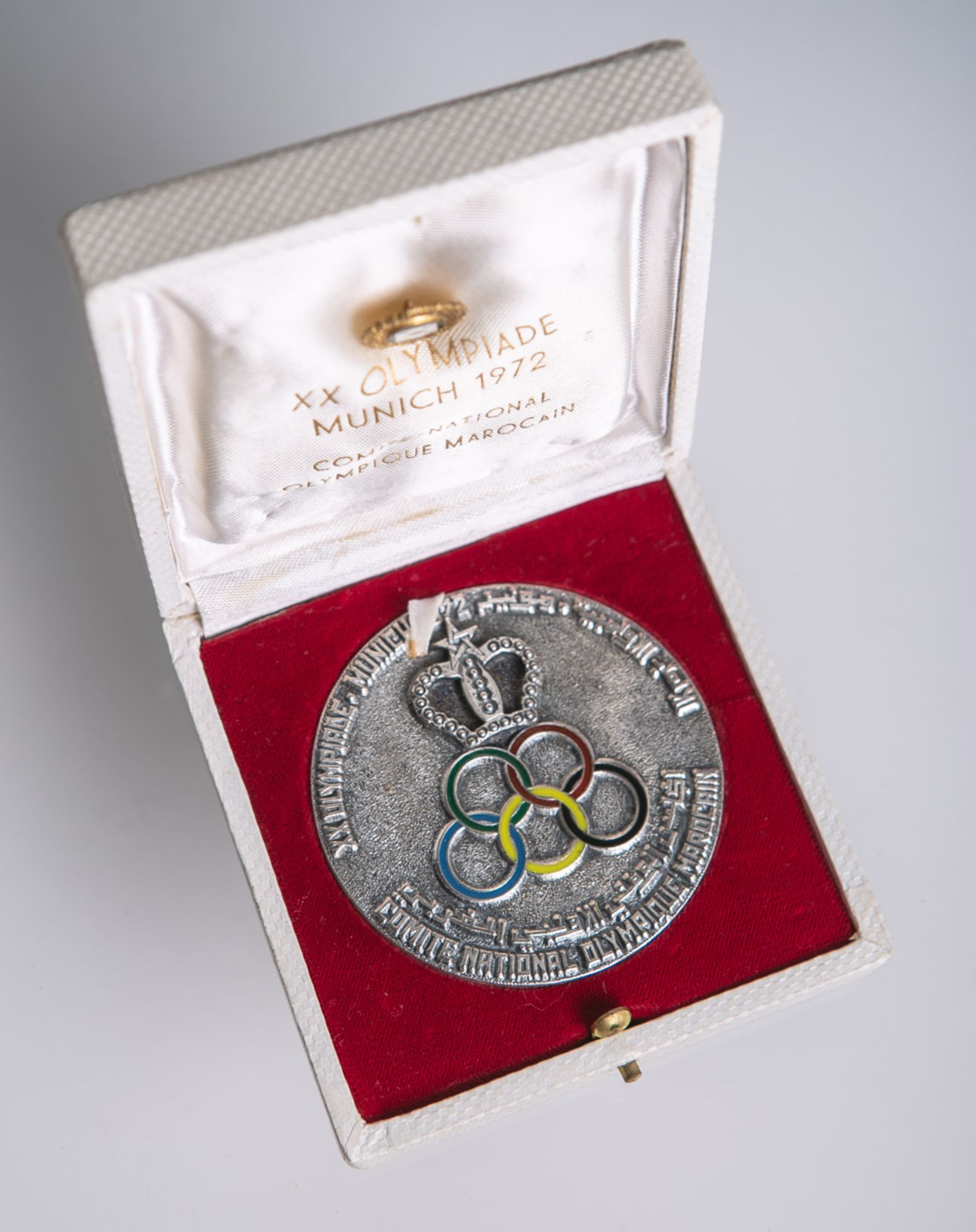 Medaille "XX Olympiade Munich 1972-Comite National Olympique Marocain"