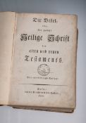 Die Bibel oder die ganze heilige Schrift des alten und des neuen Testaments