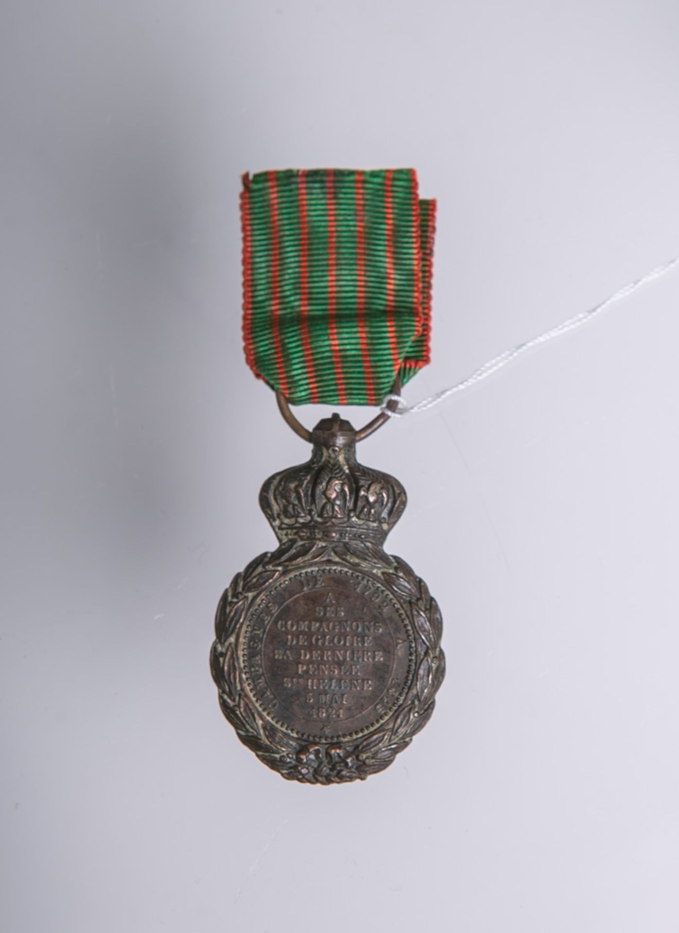 St. Helena Medaille, gestiftet von Napoleon III 1857 - Image 2 of 2