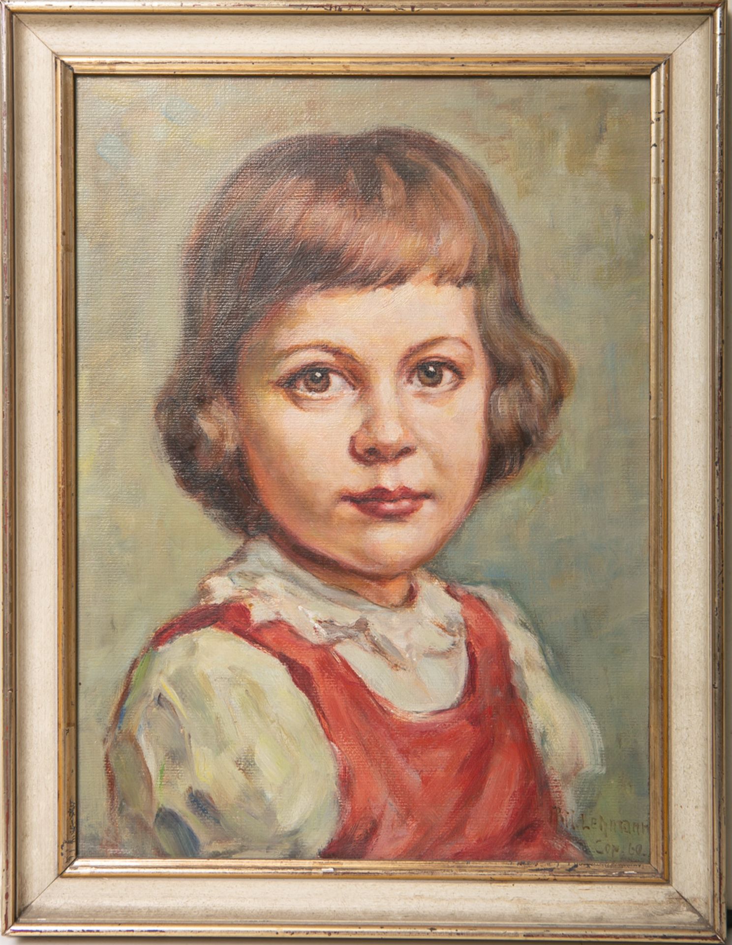 Lehmann (wohl 20. Jh.), Portrait eines kl. Mädchens - Image 2 of 2