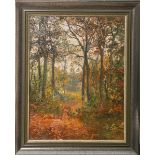 Brandenburg, Paul (1866 - 1925), Herbstwald