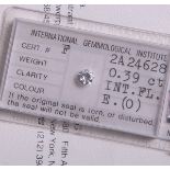 Einzeldiamant 0.39 ct/LC/E