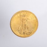 20 Dollar-Münze "Liberty" 900 Gold (USA, 1927)