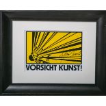 Staeck, Klaus (wohl 1982), "Vorsicht Kunst"