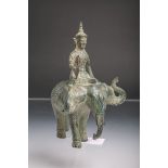 Bronzefigur von Indra, Gott des