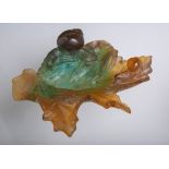 Schale in Pate de verre (Daum, Nancy, Frankreich)