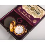 Savonnette Herrentaschenuhr 750 GG (Glashütte, A. Lange u. Söhne, Dresden, um 1900)