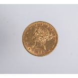 10 Dollar-Münze "Liberty Head" 900 Gold (USA, 1894 D)