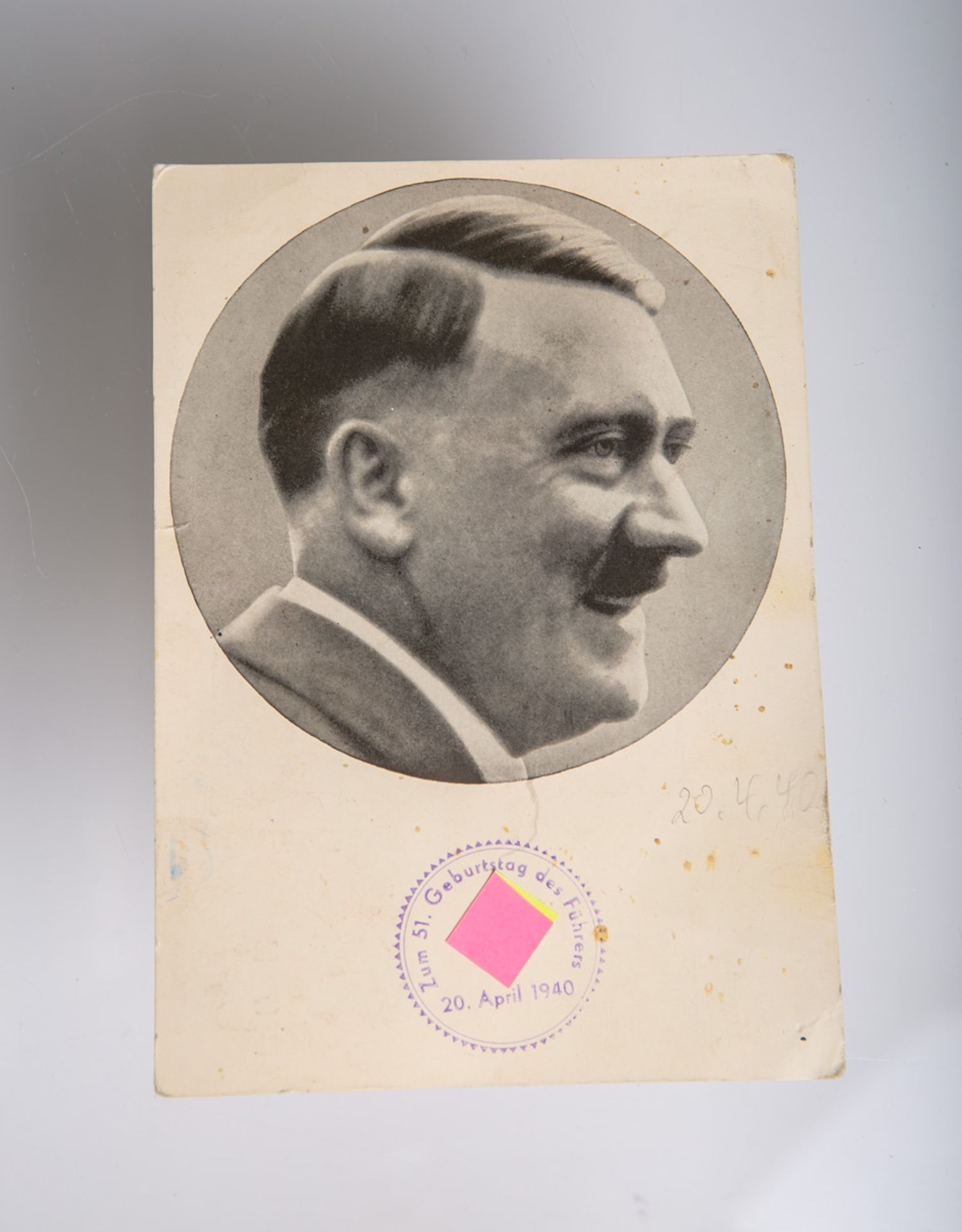 Postkarte , "Männer der Zeit" Nr. 91, Der Führer Adolf Hitler - Bild 2 aus 2