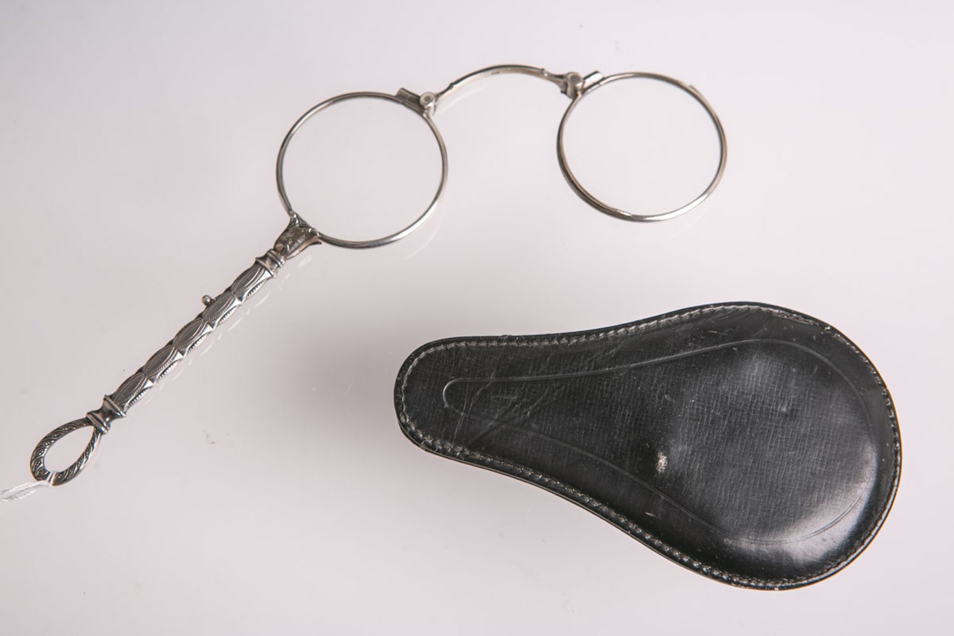 Lorgnette 935 Silber (wohl 19. Jh.), - Image 2 of 2