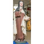 Figurine, weibliche Heilige (um 1900/1920)