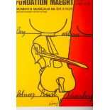 Unbekannter Künstler (wohl 20./21. Jh.), Ausstellungsplakat "Fondation Maeght"
