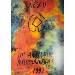 Cortot, Jean (1925 - 2018), Ausstellungsplakat "Unesco"