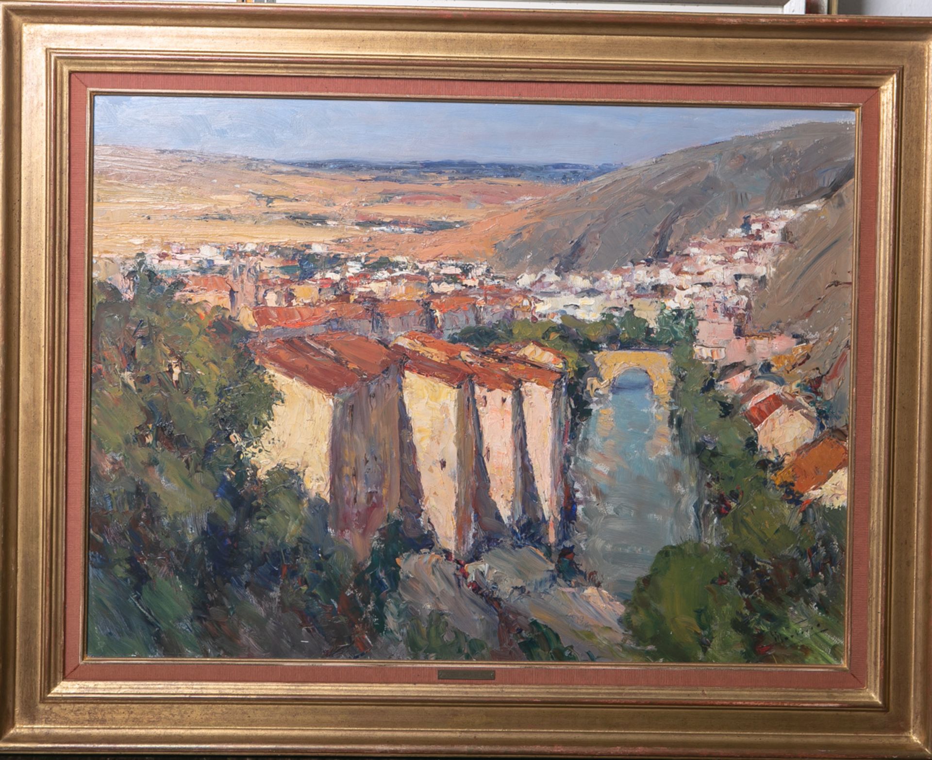 Murteira, Jaime (1910 - 1986), Stadtansicht von wohl Badajoz (Spanien) - Image 2 of 2