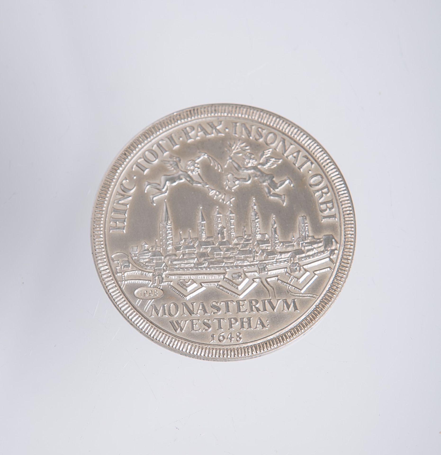 Münster-Stadt Medaille auf den Westfälischen Frieden 1648 (Nachprägung 1950er Jahre) - Image 2 of 2