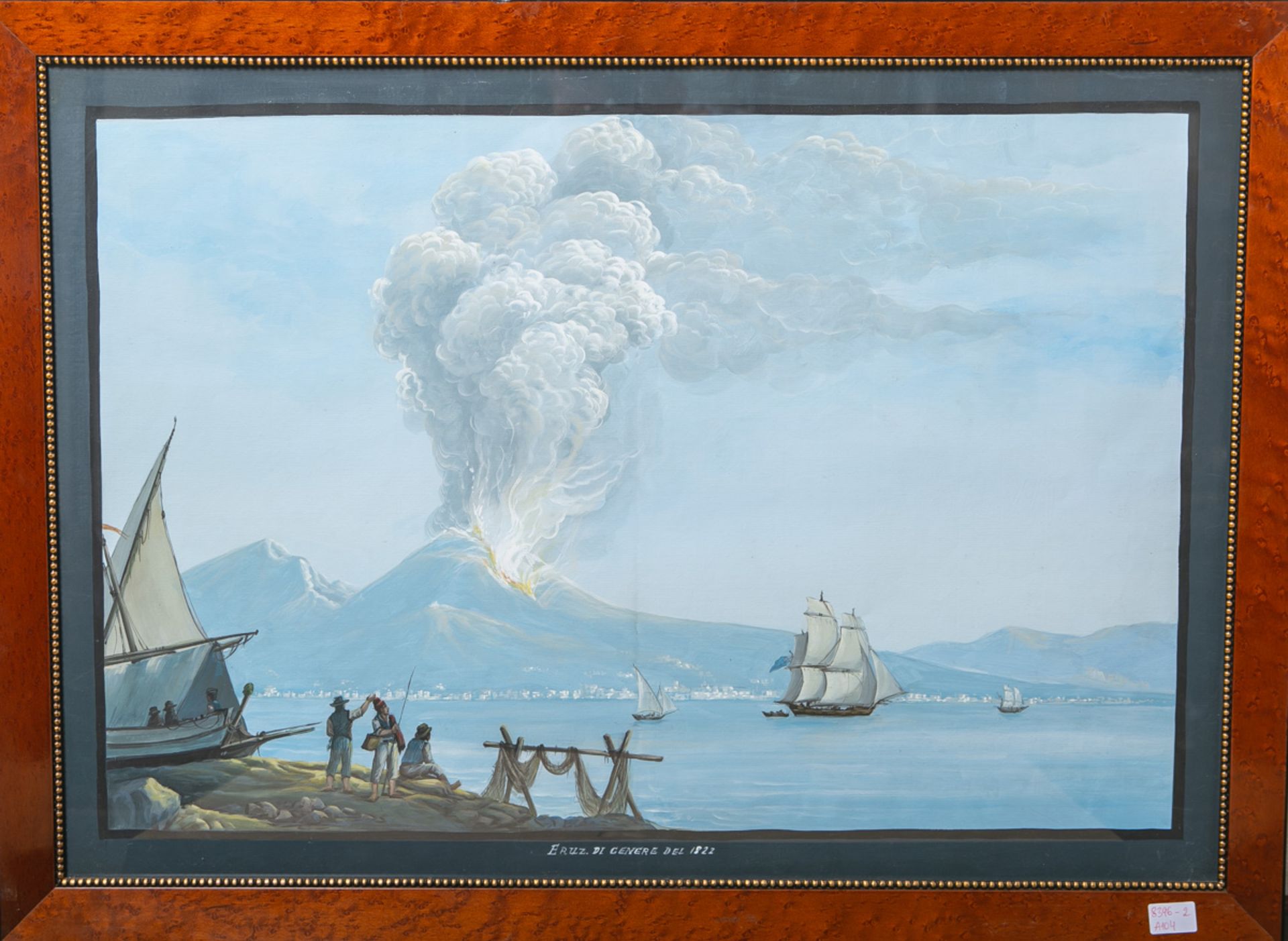 wohl La Pira, Gioacchino (act. 1839 - 1870), "Eruzione del 1810" - Bild 2 aus 2