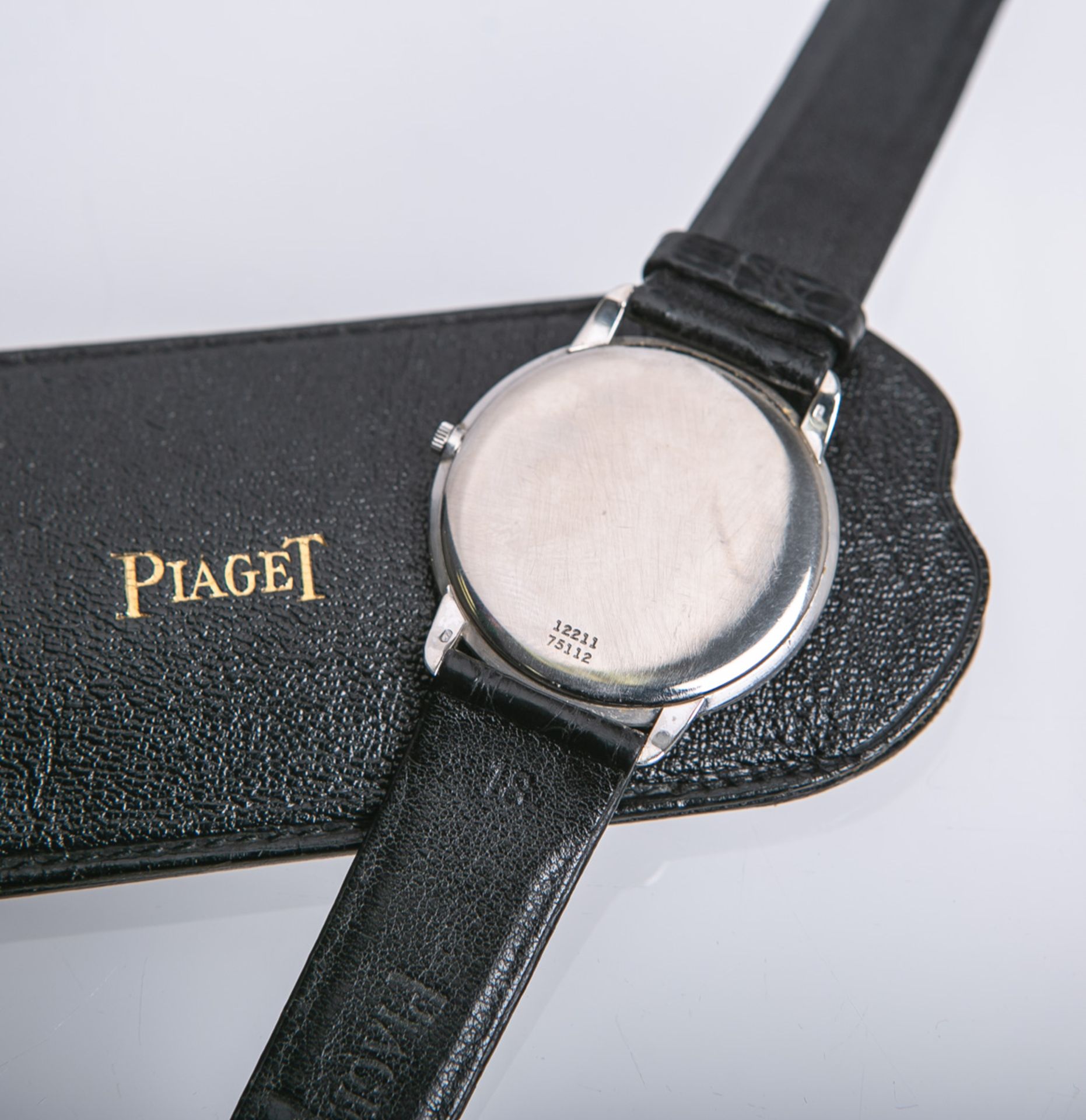 Herrenarmbanduhr "Piaget" 750 WG (1961, wohl Altiplano Zeitmesser) - Image 4 of 4