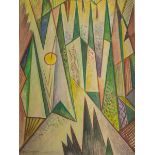 Erbach, Alois (1888-1972), Abstrakte Waldlandschaft