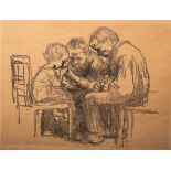 Kollwitz, Käthe (1867 - 1945), "Besuch im Kinderkrankenhaus" (1926)