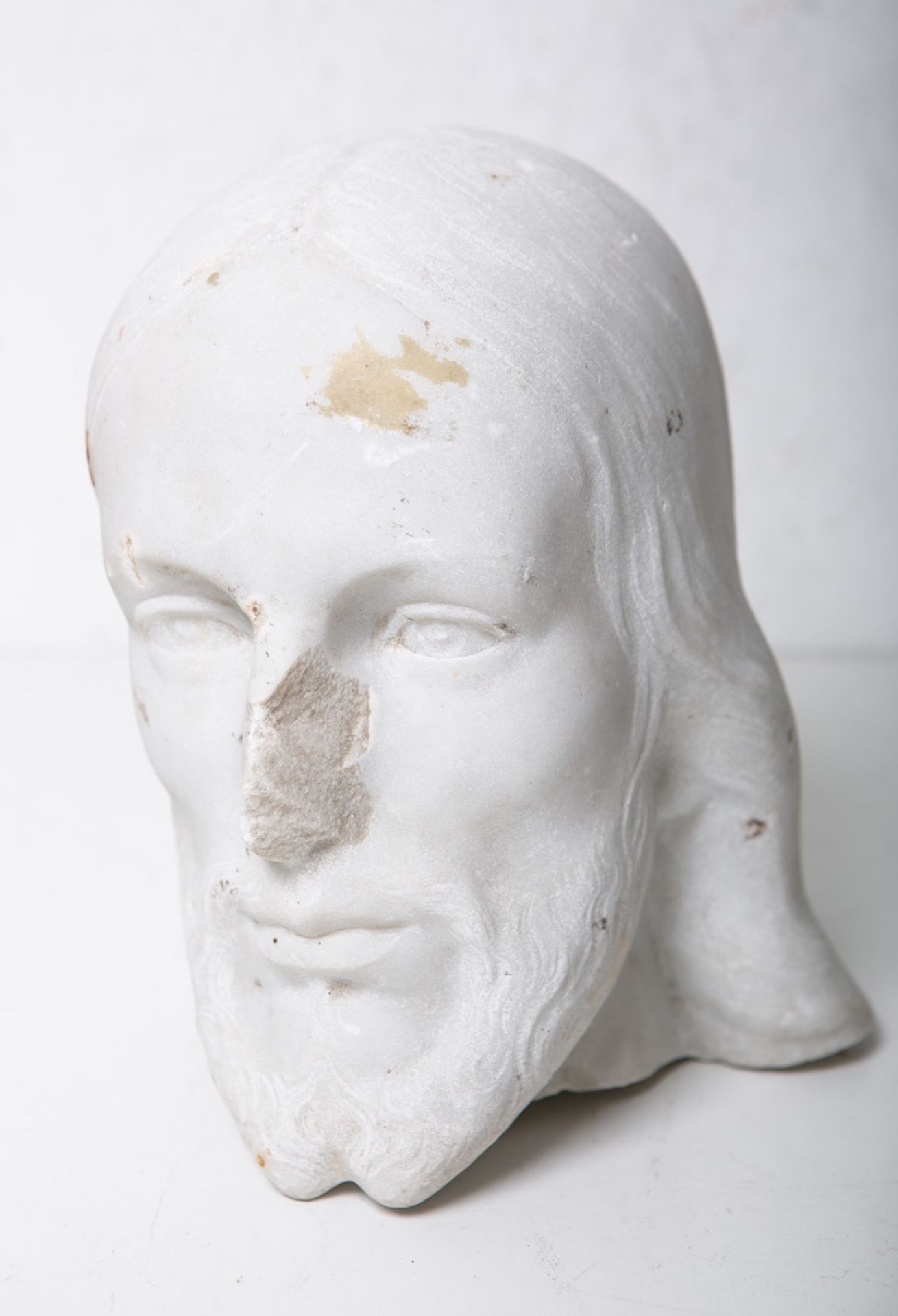 Unbekannter Künstler (wohl 19. Jh.), Christus-Kopf - Bild 2 aus 2