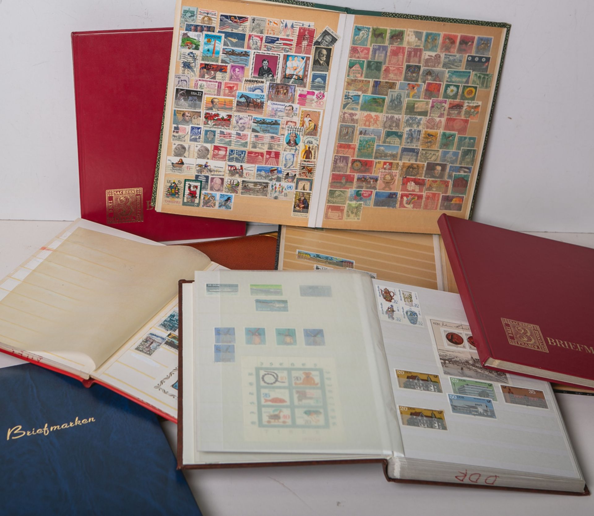 Gr. Sammlung von Briefmarken, 21 Alben - Bild 2 aus 4
