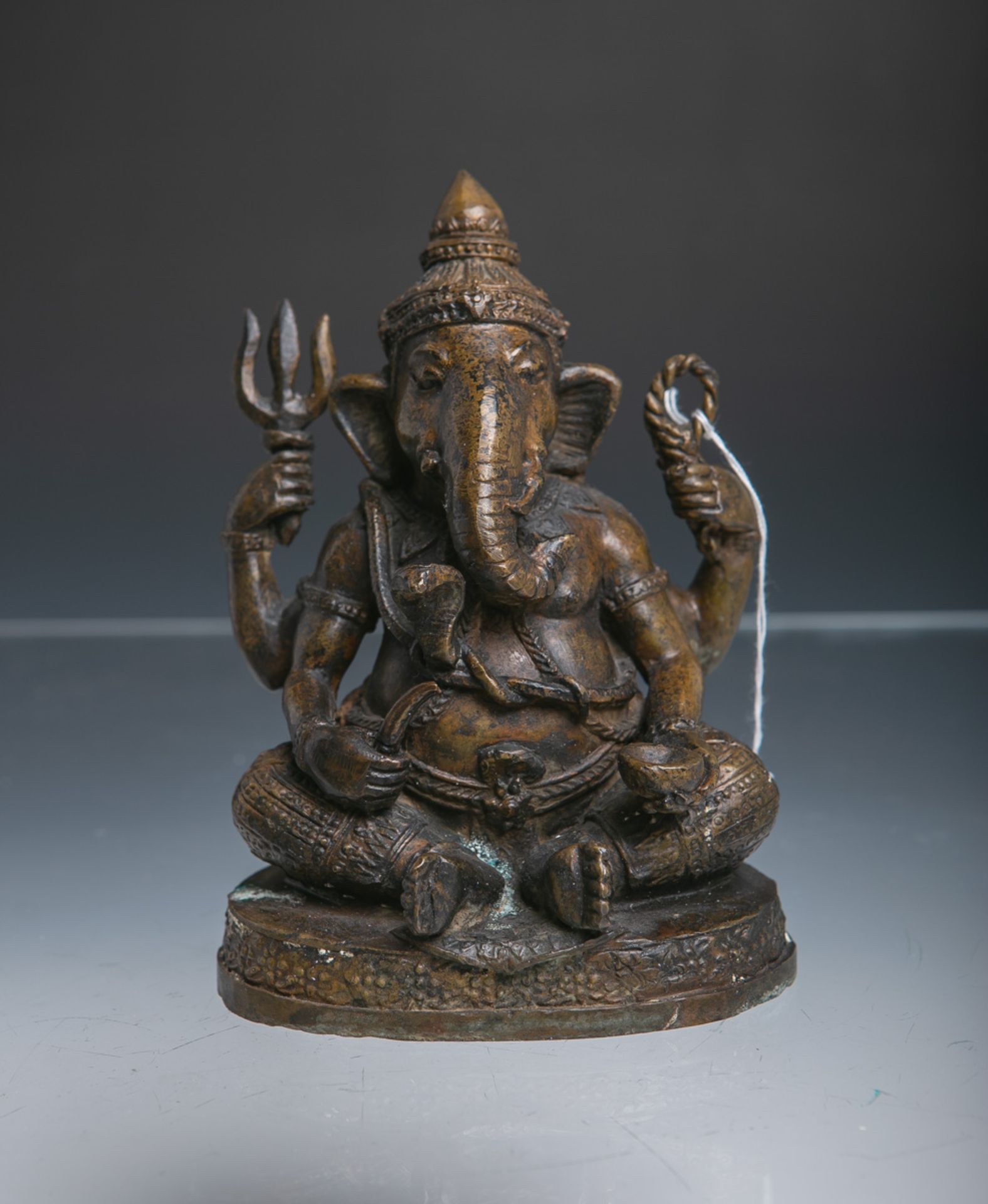Sitzender Ganesha (wohl Indien, Alter unbekannt) - Image 2 of 2