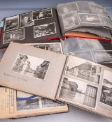 Konvolut von 5 Fotoalben (wohl um 1950), gemischte private Fotoaufnahmen