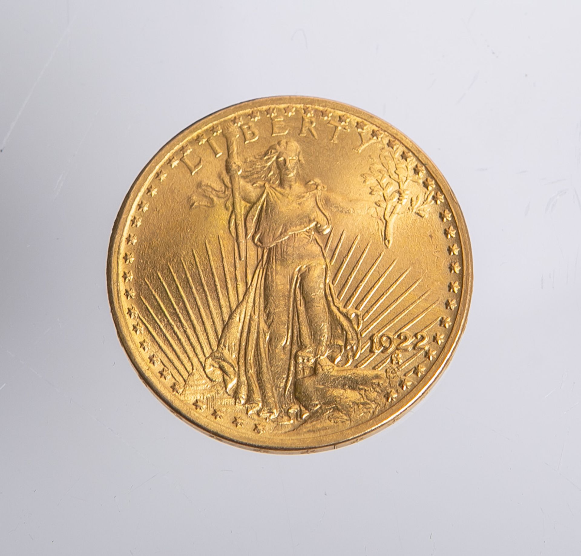 20 Dollar-Münze "Liberty" 900 Gold (USA, 1922)