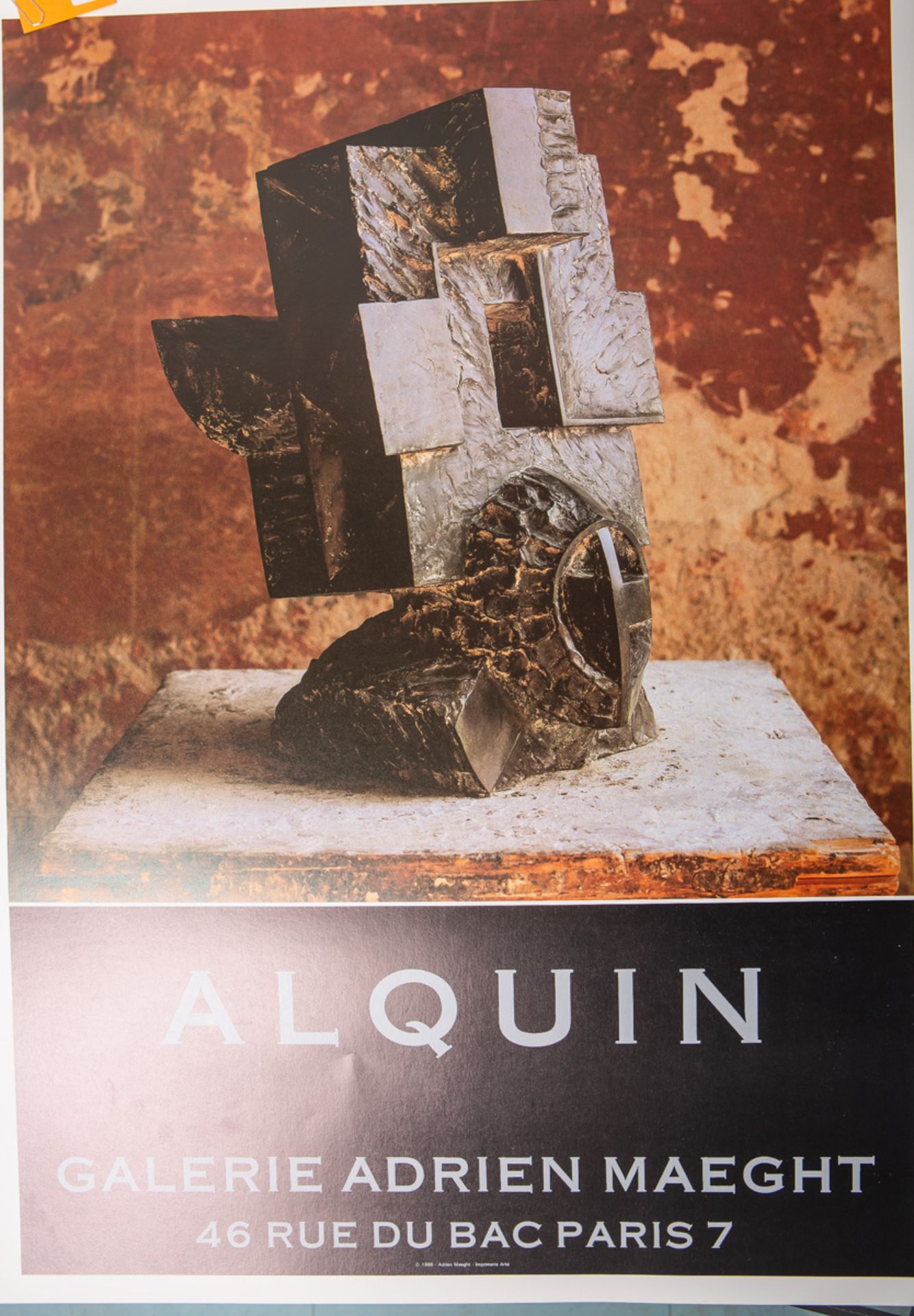 Unbekannter Künstler (wohl 20. Jh.), Ausstellungsplakat "Alquin"