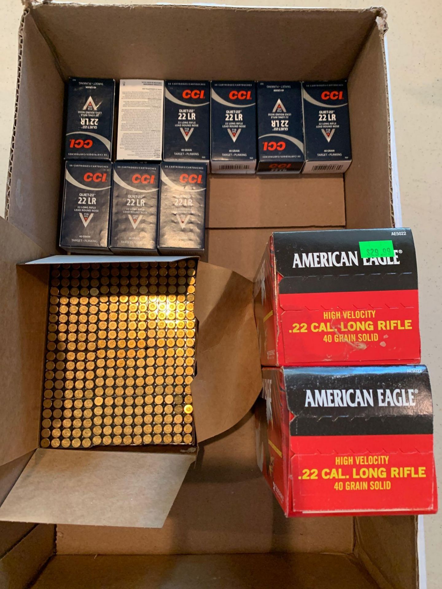 Ammo - American Eagle, CCI